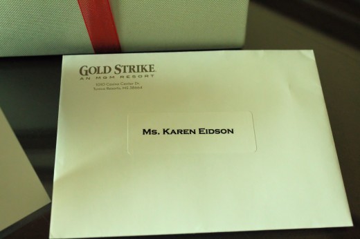 A card addressed to me! I felt so special. 