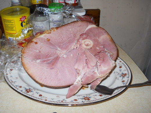 Honey Baked Ham. 