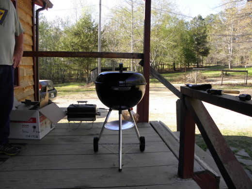 Our new grill
