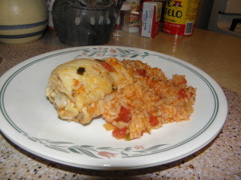 Chicken and Rice with Salsa