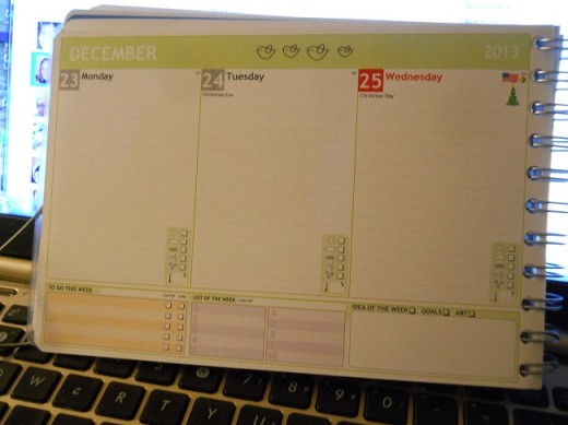 Calendar pages