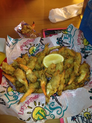 Fried Crab Claw appetizers. There was plenty for 4 people to share. 