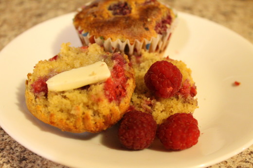 Cheesey Raspberry Gluten Free Muffins Recipe
