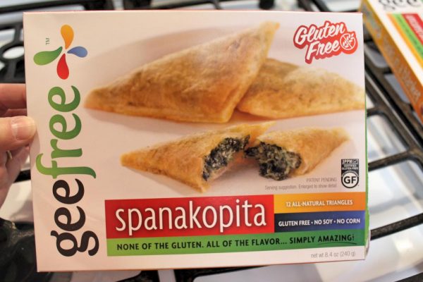 GeeFree Gluten Free Spanokopita In Puff Pastry