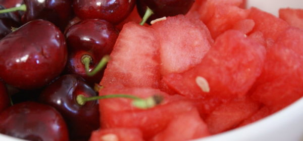 watermelon and cherries are good for preventing gout