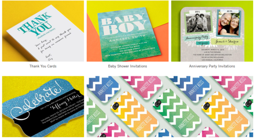 Tiny Prints offers many different customized products.