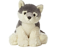 plush wolf